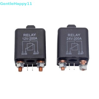 Gentlehappy รีเลย์รถยนต์ รถบรรทุก 12V 24V 48V 200A 2.4W