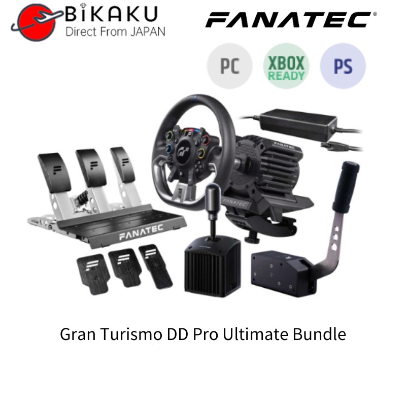 【ส่งตรงจากญี่ปุ่น】ของแท้ Fanatec Gran Turismo Dd Pro Ultimate Bundle อุปกรณ์เสริมเกมแข่งรถ สําหรับ Playstation &amp; Pc
