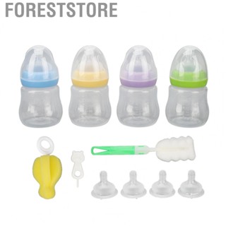 Foreststore Bottles Set  PP Transparent Wide Mouth Baby Bottles Set Double Scale  for Breast  for Infants