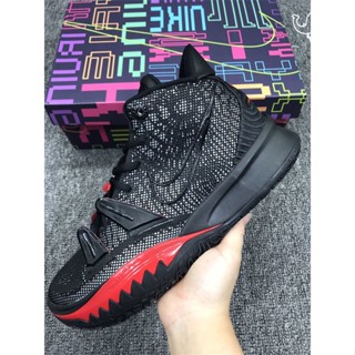 Nike Kyrie 7 "Bred" รองเท้าบาสเก็ตบอล สีแดง สีดํา Cq9327-001