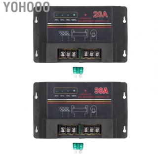 Yohooo Solar Charge Discharge Controller  Multiple Protections Data Transmission Solar Charge Controller 12V Rated Voltage 12V  for Solar Ships for Solar Street Lights