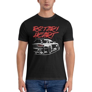 เสื้อยืด พิมพ์ลาย Rotary Heart Mazda Rx7 คุณภาพดี