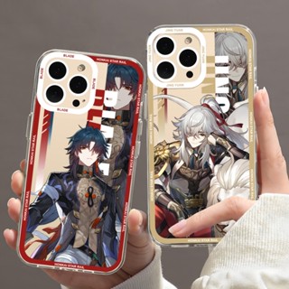 เคสโทรศัพท์มือถือ TPU ใส แบบนิ่ม ลาย Angel Eyes Honkai Star Rail Blade Jing Yuan สําหรับ Samsung S20 FE S22 Ultra S21 Plus S21 FE Note 10 Lite 10 ProJ2 J7 Prime G530