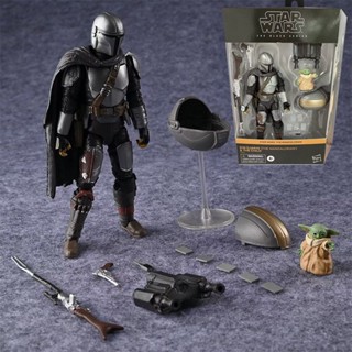 โมเดลฟิกเกอร์ Star wars black Series Mandalorian 6 นิ้ว ของเล่นสําหรับเด็ก