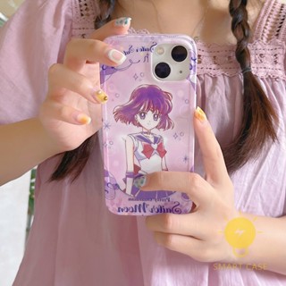 For เคสไอโฟน 14 Pro Max [Sailor Moon Purple] เคส Phone Case For iPhone 14 Pro Max Plus 13 12 Mini 11 For เคสไอโฟน11 Ins Korean Style Retro Classic Couple Shockproof Protective TPU Cover Shell