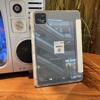 เคสแท็บเล็ต PC แบบแข็ง พร้อมช่องใส่ดินสอ สําหรับ Xiaomi Pad 6 Pro Case 2023 Xiaomi MI Pad 6 11 นิ้ว