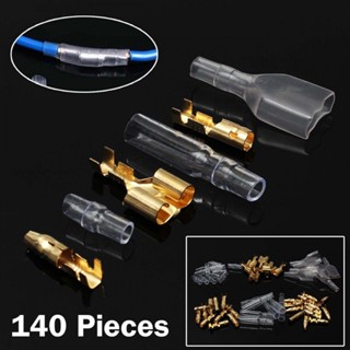 ⚡READYSTOCK⚡Durable Motorcycles Trucks Female Double 140pcs Electric Terminal Connectors