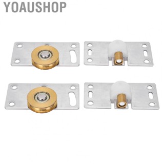 Yoaushop Wardrobe Door Wheel Sliding Door Roller Strong Bearing  for Household Use