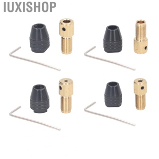 Iuxishop Rotary Drill Chuck  Knob Installation Standard Size Self Tightening 0.3‑3.4mm Corrosion Resistant 3 Jaw Drill Chuck  for Micro Electric Drills