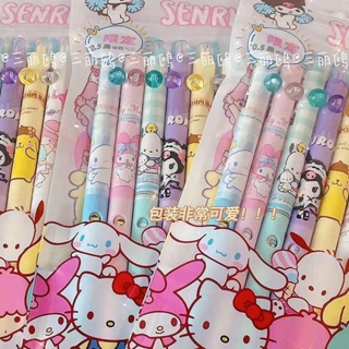 Sanrio ปากกากดใบหน้า 0.5 สีดํา สําหรับผู้หญิง