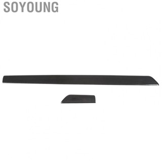 Soyoung Center Control Dashboard Strip  Tough Center Control Trim Strip Carbon Fiber Premium Style Colorfast  for 911