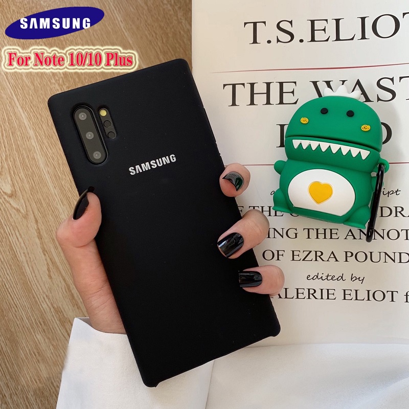เคสซิลิโคนนิ่ม สัมผัสลื่น สําหรับ Samsung Galaxy Note 10 Plus Note 10+ Galaxy Note10 Note10pro