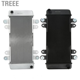 Treee Motorcycle Radiator Cooling Water Tank  Motorcycle Radiator Cooler Assembly Sturdy Aluminum Excellent Efficiency  for Maintenance