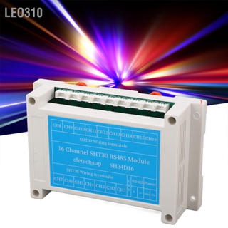 Leo310 บอร์ดโมดูลเซนเซอร์ควบคุมอุณหภูมิ และความชื้น 16 ช่อง Rs485 Dc 8-30V