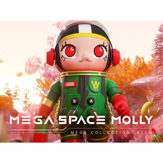 Mega Space Molly - 400% - Watermelon - ของแท้ - Pop Mart [โมเดลมอลลี่] (สินค้าพร้อมส่ง)