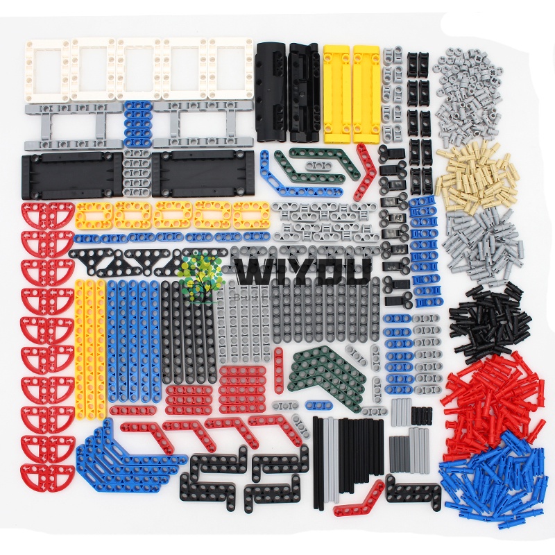 Technic ชุดอะไหล่แขนยกรถ เพลาไขว้ แผงคอนแทคเตอร์ บล็อกตัวต่อ ของเล่นสําหรับเด็ก 591 ชิ้น เข้ากันได้กับ