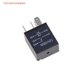 [Initiationdawn] รีเลย์ DC 12V 5 Pins 30A สําหรับรถยนต์ จักรยาน