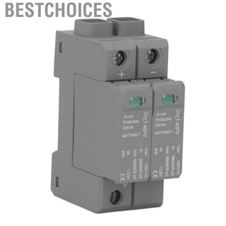 Bestchoices Surge Protective Device  Good Electrical Conductivity Voltage Surges Arrester IP20 1000VDC  for Power System