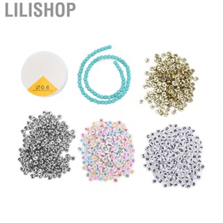 Lilishop Beads Hand Eye Coordination Clear Pattern 800pcs DIY Letter Beads For