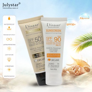 JULYSTAR Sunscreen Spf 90 Moisturizing Whitening Sunblock Cream Uva Uvb Protective