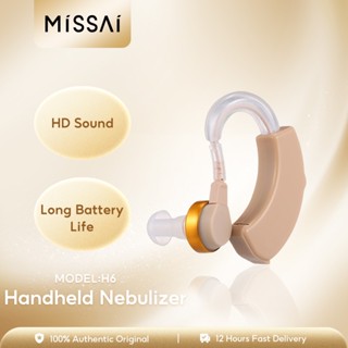 Missai H6 เครื่องช่วยฟัง สำหรับผู้สูงอายุ เสียงชัดเจน เครื่องขยายเสียง เครื่องช่วยฟัง ชนิดคล้องหลังหู