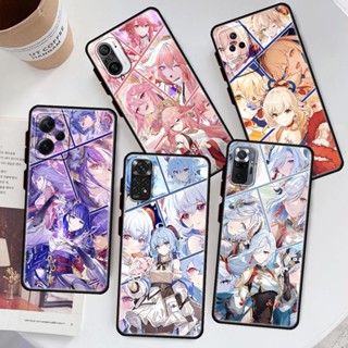 เคสโทรศัพท์มือถือซิลิโคน TPU กันกระแทก ลายเกม Genshin Impact สําหรับ Xiaomi Redmi 9C NFC 9 9A 9T 10 4G 10X 5G