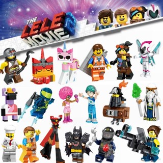 บล็อกตัวต่อเลโก้ รูปการ์ตูนดิสโก้ แบทแมน GP1 Lego Movie 2 Emmet Lucy Rex Disco Kitty Sweet Mayhem PG1 ของเล่นสําหรับเด็ก