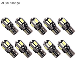 Afl หลอดไฟ LED 8 ดวง Canbus T10 194 168 W5W 5730 สีขาว สําหรับติดด้านข้างรถยนต์ 10 ชิ้น