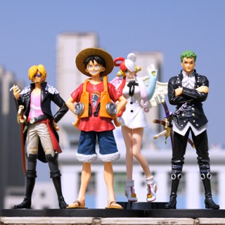 ฟิกเกอร์ D DXF One Piece Theatrical Version RED Luffy Sauron Sanji Singer Uta สําหรับประดับ