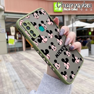 สําหรับ Infinix Hot 9 X655C เคส เต็มจอ เมาส์ ฝ้า ใส ขอบสี่เหลี่ยม เคส รูปแบบ ซิลิโคน กันกระแทก ป้องกัน เคสนิ่ม