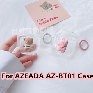 【จัดส่งรวดเร็ว】เคสหูฟัง แบบนิ่ม ลายการ์ตูนน่ารัก สําหรับ AZEADA AZ-BT01 AZEADA AZ-BT01