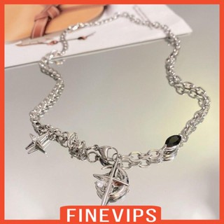 [Finevips] จี้สร้อยคอ พังก์ สร้อยคอโซ่ สําหรับผู้หญิงและผู้ชาย เทศกาล ของขวัญ