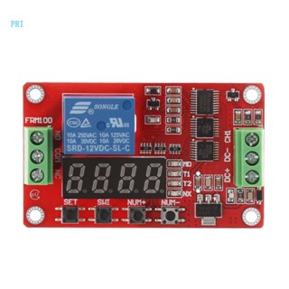 Pri รีเลย์ตั้งเวลาอัตโนมัติ PLC 12V DC อเนกประสงค์ สําหรับสวิตช์หน่วงเวลา