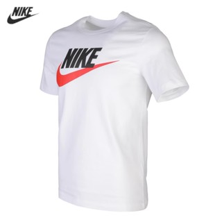 【พร้อมส่ง】ของแท้ 100% Nike เสื้อยืดแขนสั้นลําลอง คอกลม ผ้าฝ้าย ระบายอากาศ สําหรับผู้ชาย เหมาะกับการวิ่ง เล่นกีฬา AR5005