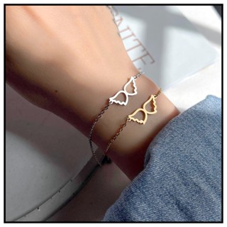 พร้อมส่ง ปีกนางฟ้ากลวง สร้อยข้อมือ สําหรับผู้หญิง แฟชั่นเกาหลี ปีก เสน่ห์ โซ่ สร้อยข้อมือ DIY เครื่องประดับ ของขวัญ สําหรับเพื่อนสาว 2023