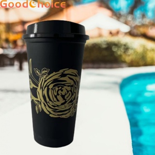 【Good】Coffee Cup 126g Easy To Clean Reusable Transparent Tumbler With Lid 1 PC【Ready Stock】