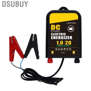 Dsubuy Fence Energizer  1J DC Electric Fence Host High Voltage Pulse 20km for Farm