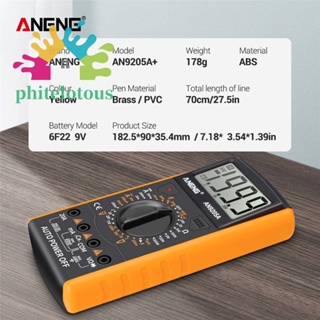 ❤ Phitelotous ANENG AN9205A+ โวลต์มิเตอร์ดิจิทัล หน้าจอ LCD 1999 เคาท์