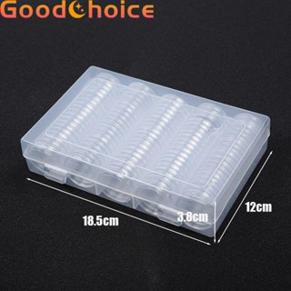 【Good】hot coin Holder Plastic Publications storing coins Round storage box Coin Boxes【Ready Stock】