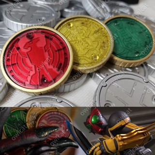 ชุดเหรียญ Set Taka Tora Batta Coins Core Medal (NO Chip CSM Size) Ankh Kamen Rider OOO TaToBa Combo Form Masked Rider OOO Greeed-Standard System Coin Packed in Box Model