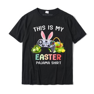 ชุดนอน เสื้อยืด ผ้าฝ้าย ขนาดใหญ่ พิมพ์ลาย This Is My Easter สําหรับผู้ชาย