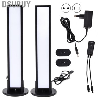 Dsubuy 2Pcs  RGB Car Strip Light Bar Music  Control Rhythm Lamp BT