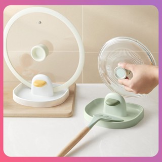 Creative Pot Shovel Rack Holder Household Soup Spoon Pad Chopsticks Pot Cover Storage Kitchen Rack Soup Spoon Chopsticks Storage Shelf Home Tools [COD]