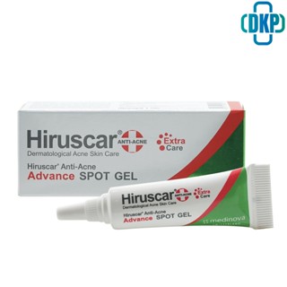 Hiruscar Anti Acne Advance Spot Gel  ฮีรูสการ์ แอนตี้แอคเน่ แอดวานซ์ สปอตเจล  4 กรัม  [DKP]