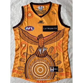 2023 เสื้อกีฬารักบี้ แขนสั้น ลายทีมชาติ Hawthorn Hawks Rugby Jersey ไซซ์ S-3XL