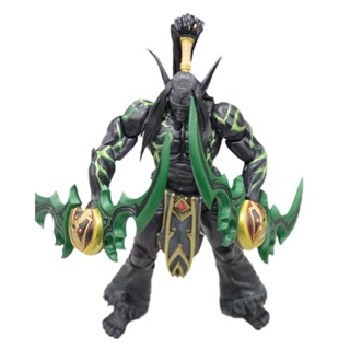 Spot World of Warcraft Demon King Hunter Illidan anime movie character 18 Cm 7 inch PVC game character toy model collection gift character