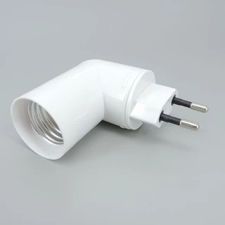 EU US ปลั๊ก E27 สกรูปรับโคมไฟฐาน light power ซ็อกเก็ตแปลงหลอดไฟหมุนผู้ถือเปิด/ปิดอะแดปเตอร์ TH23B2