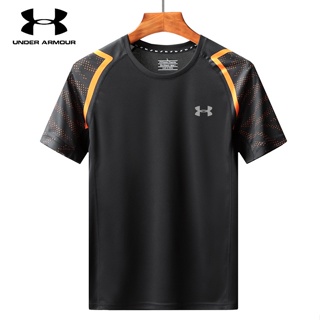 Under.armour เสื้อยืดแขนสั้น ระบายอากาศ ดูดซับเหงื่อ แห้งเร็ว เหมาะกับการวิ่ง เล่นกีฬา บาสเก็ตบอล ฟิตเนส สําหรับผู้ชาย