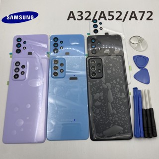 ฝาครอบแบตเตอรี่ ด้านหลัง พร้อมเครื่องมือ แบบเปลี่ยน สําหรับ SAMSUNG Galaxy A32 A325 A52 A525 A72 A725 2020