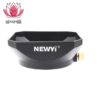 Newyi เลนส์ฮู้ดกล้องวิดีโอดิจิทัล สําหรับเลนส์กล้องวิดีโอ DV 1 ชิ้น